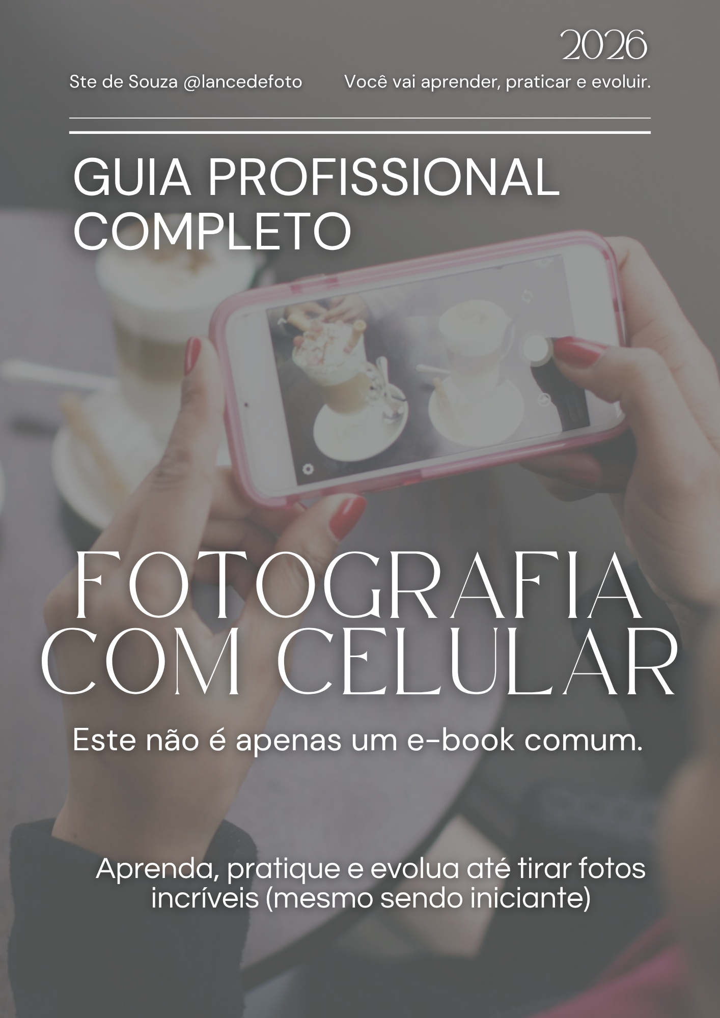 Capa Ebook Fotografia com Celular